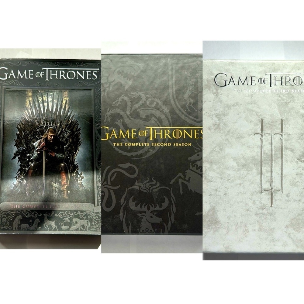 Game of Thrones Seasons 1 thru 3 Complete Box Set.